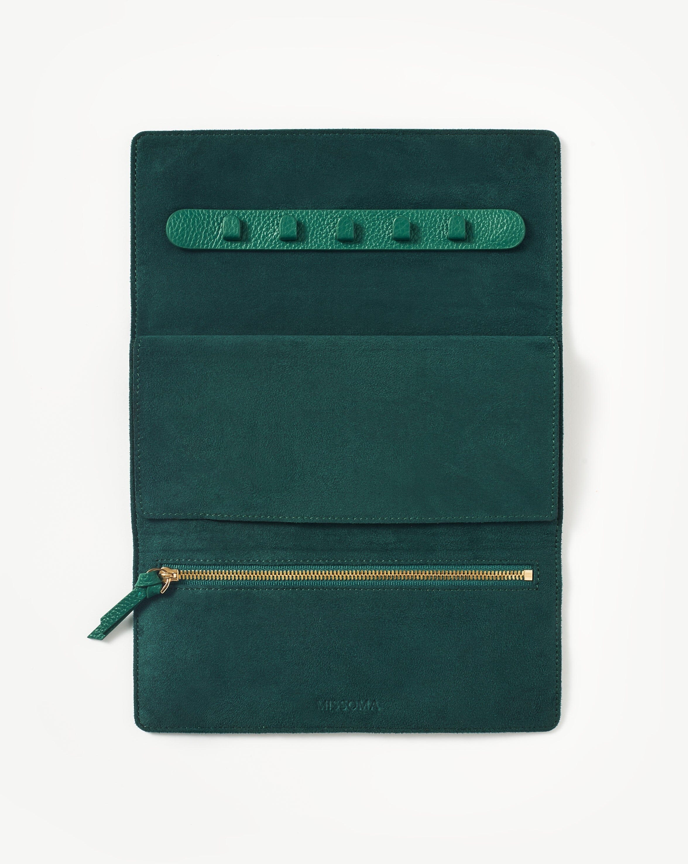 Leather Jewelry Roll | Malachite Green Accessories Missoma 