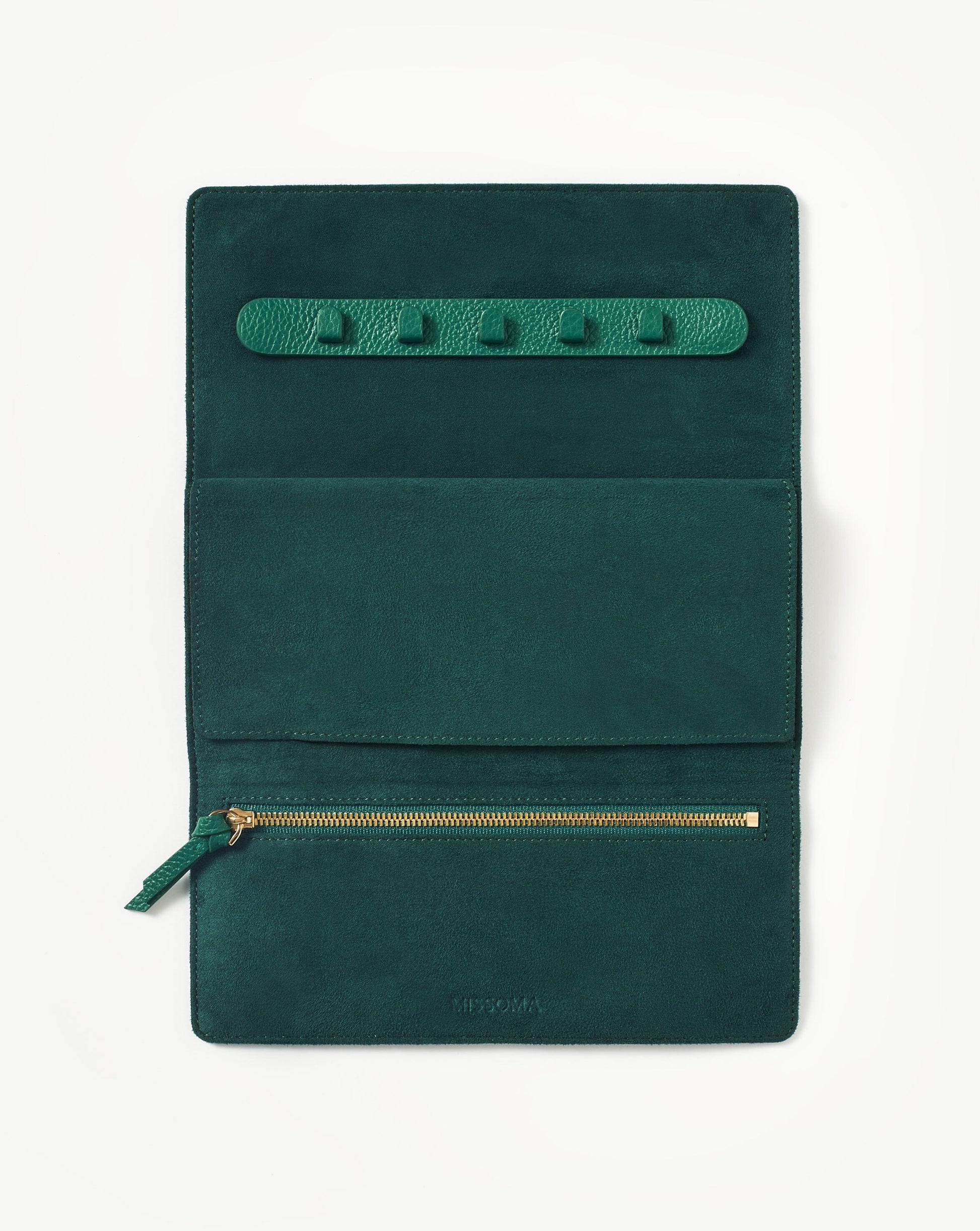 Leather Jewelry Roll | Malachite Green Accessories Missoma 
