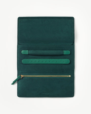 Leather Jewelry Roll | Malachite Green Accessories Missoma 