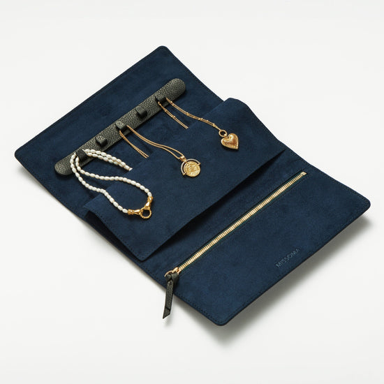 Leather Jewelry Roll | Onyx Black Accessories Missoma 