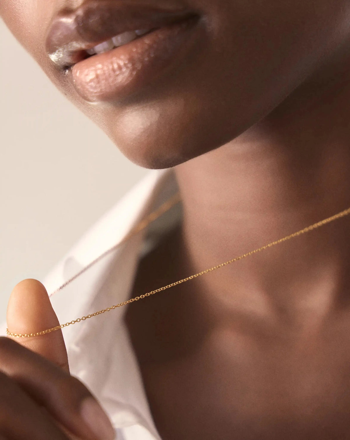 Long Trace Chain Necklace | 18k Gold Plated Necklaces Missoma 