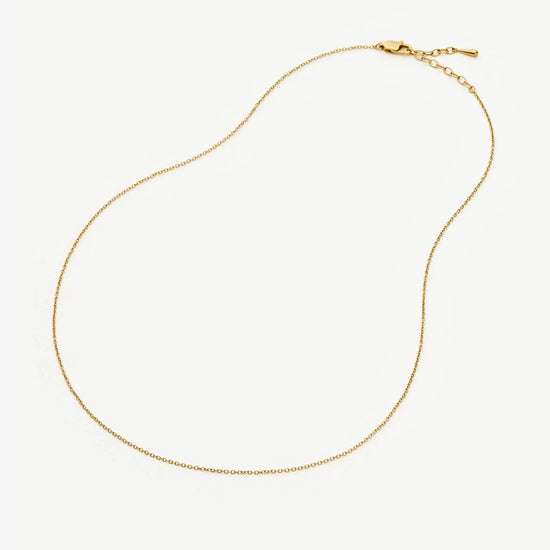 Long Trace Chain Necklace | 18k Gold Plated Necklaces Missoma 