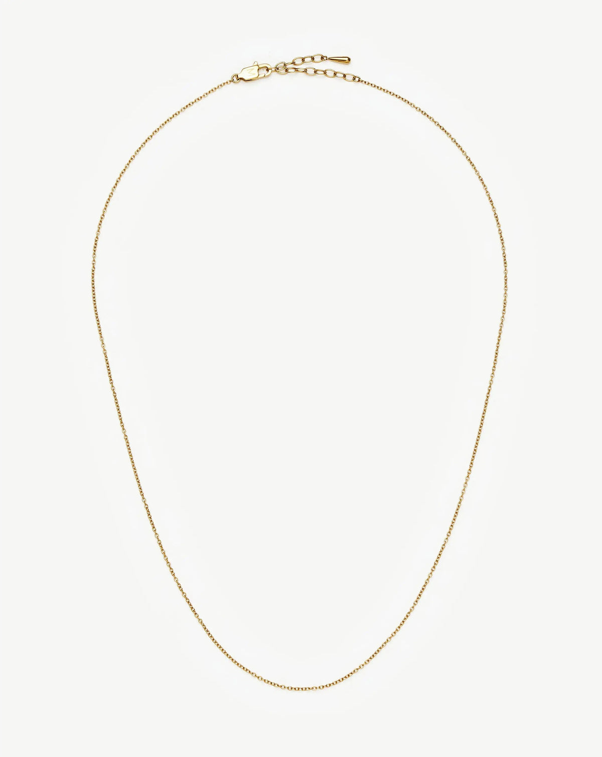 Long Trace Chain Necklace | 18k Gold Plated Necklaces Missoma 
