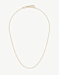 Long Trace Chain Necklace | 18k Gold Plated Necklaces Missoma 