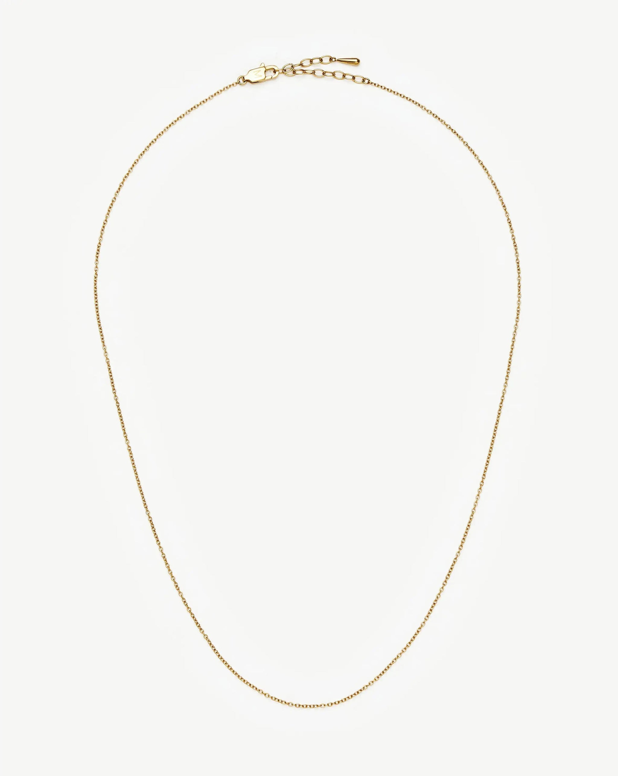 Long Trace Chain Necklace | 18k Gold Plated Necklaces Missoma 