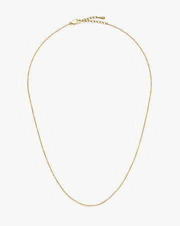 Long Trace Chain Necklace | 18k Gold Plated Necklaces Missoma 