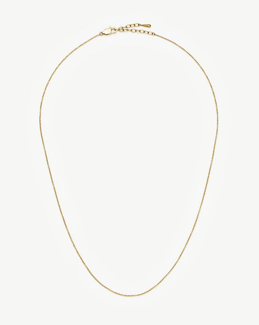 Long Trace Chain Necklace | 18k Gold Plated Necklaces Missoma 