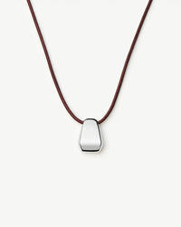 Lucy Williams Arco Cord Necklace | Silver Plated Necklaces Missoma 
