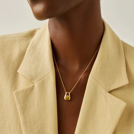 Lucy Williams Arco Pendant Necklace | 18k Gold Vermeil Necklaces Missoma 