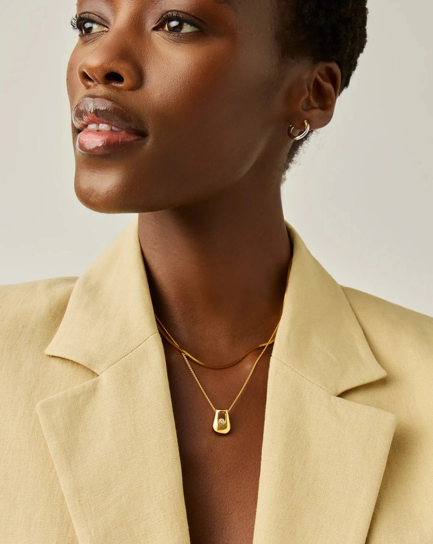 Lucy Williams Arco Pendant Necklace | 18k Gold Vermeil Necklaces Missoma 