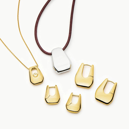 Lucy Williams Arco Pendant Necklace | 18k Gold Vermeil Necklaces Missoma 