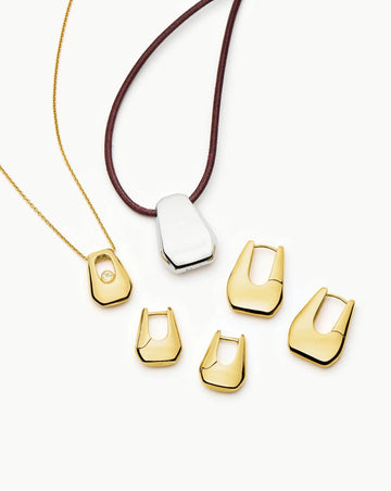 Lucy Williams Arco Pendant Necklace | 18k Gold Vermeil Necklaces Missoma 
