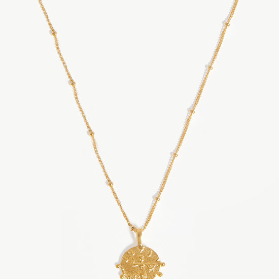 Lucy Williams Beaded Coin Necklace | 18ct Gold Plated Vermeil Necklaces Missoma 
