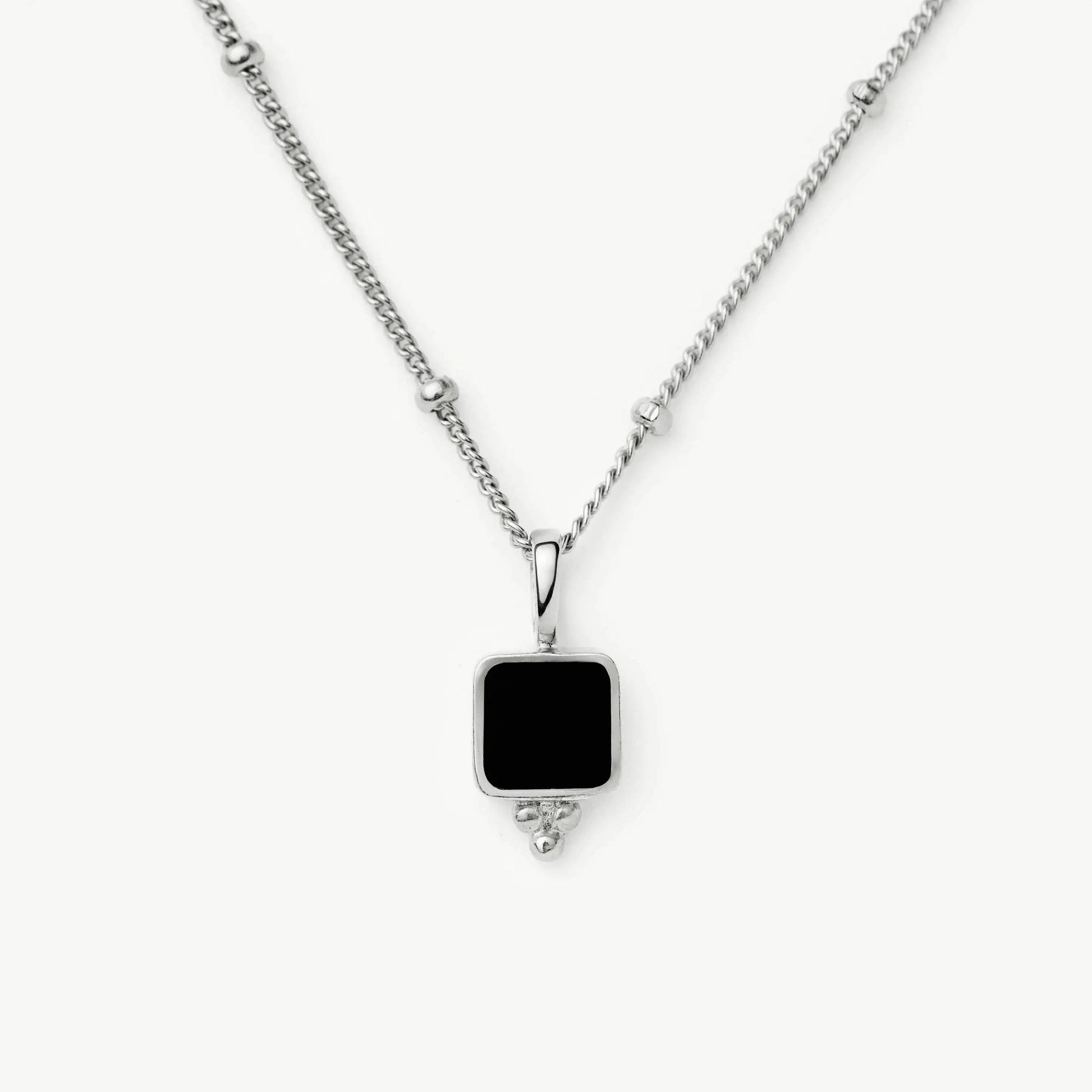 Lucy Williams Black Onyx Choker | Sterling Silver Necklaces Missoma 
