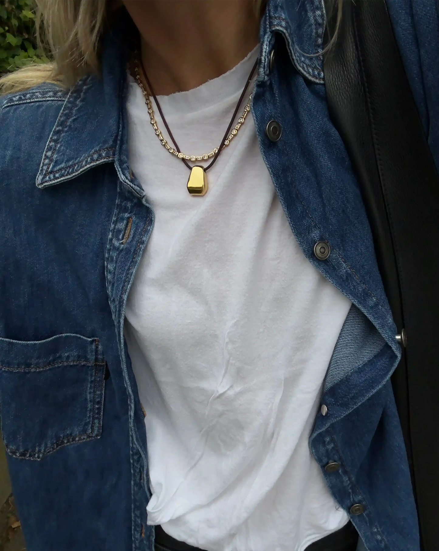 Lucy Williams Engravable Arco Cord Necklace | 18k Gold Plated Necklaces Missoma 