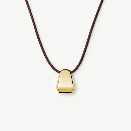 Lucy Williams Engravable Arco Cord Necklace | 18k Gold Plated Necklaces Missoma 