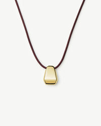 Lucy Williams Engravable Arco Cord Necklace | 18k Gold Plated Necklaces Missoma 