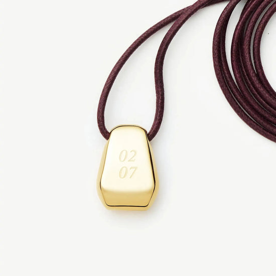 Lucy Williams Engravable Arco Cord Necklace | 18k Gold Plated Necklaces Missoma 