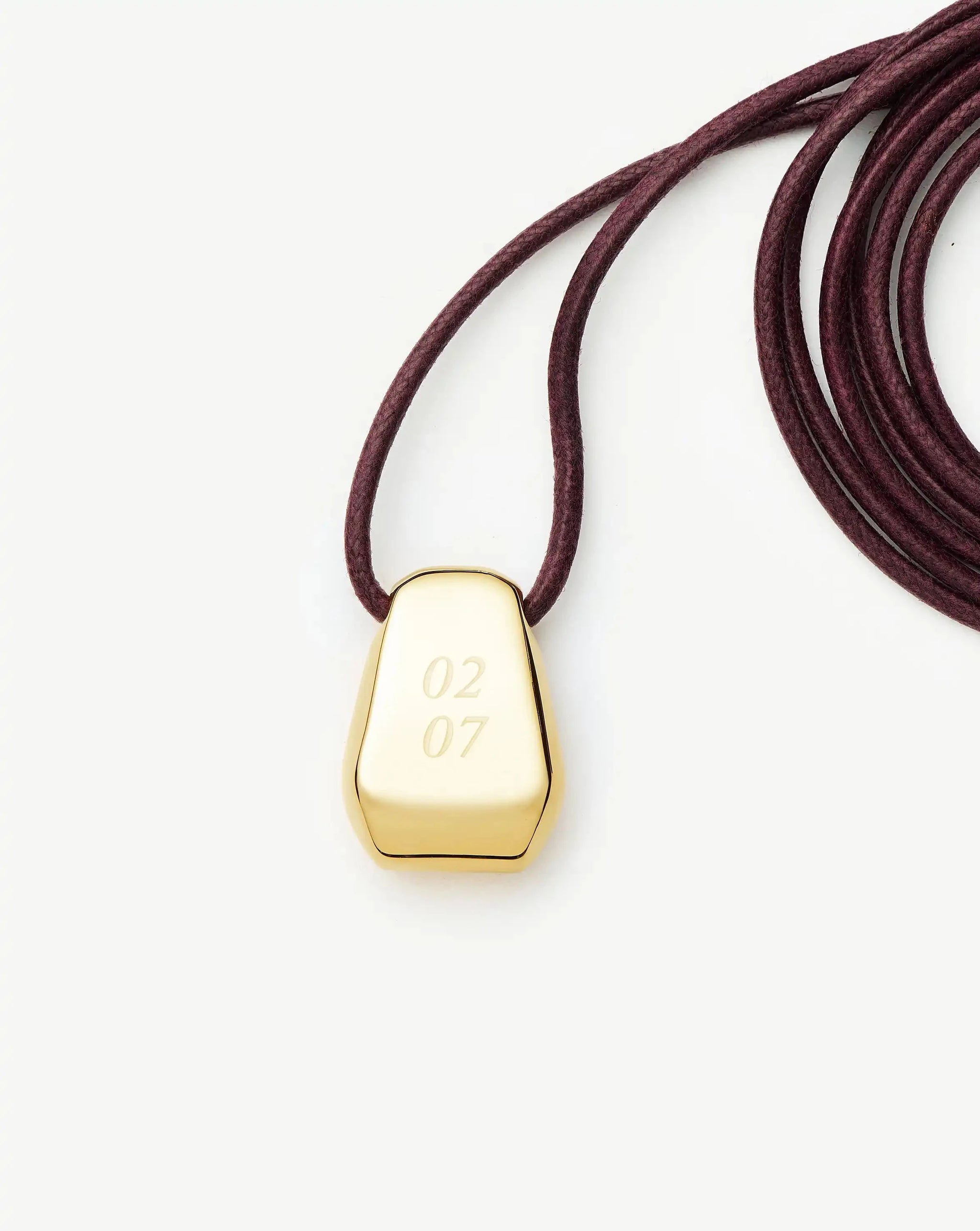 Lucy Williams Engravable Arco Cord Necklace | 18k Gold Plated Necklaces Missoma 