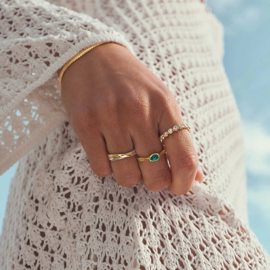 Lucy Williams Entwine Ring | Mixed Metal Rings Missoma 