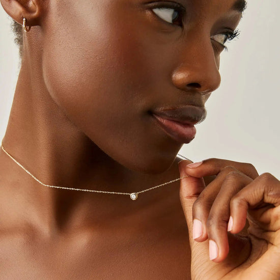 Lucy Williams Fine Diamond Pendant Necklace | 14k Yellow Gold Necklaces Missoma 