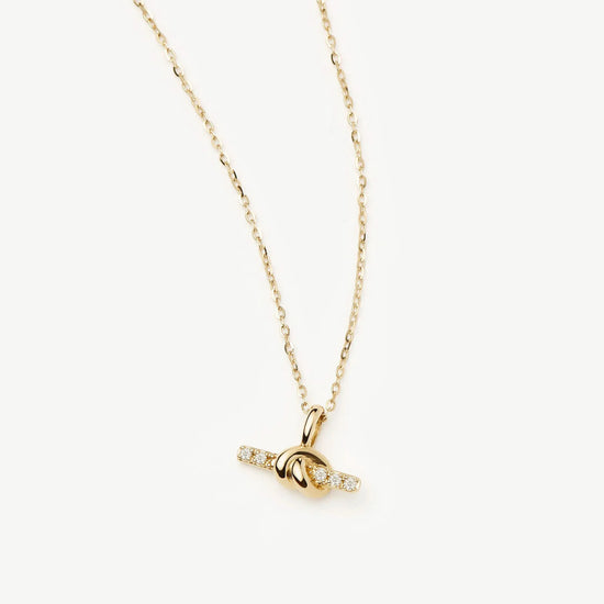 Lucy Williams Fine Diamond T-Bar Pendant Necklace | 14k Yellow Gold Necklaces Missoma 