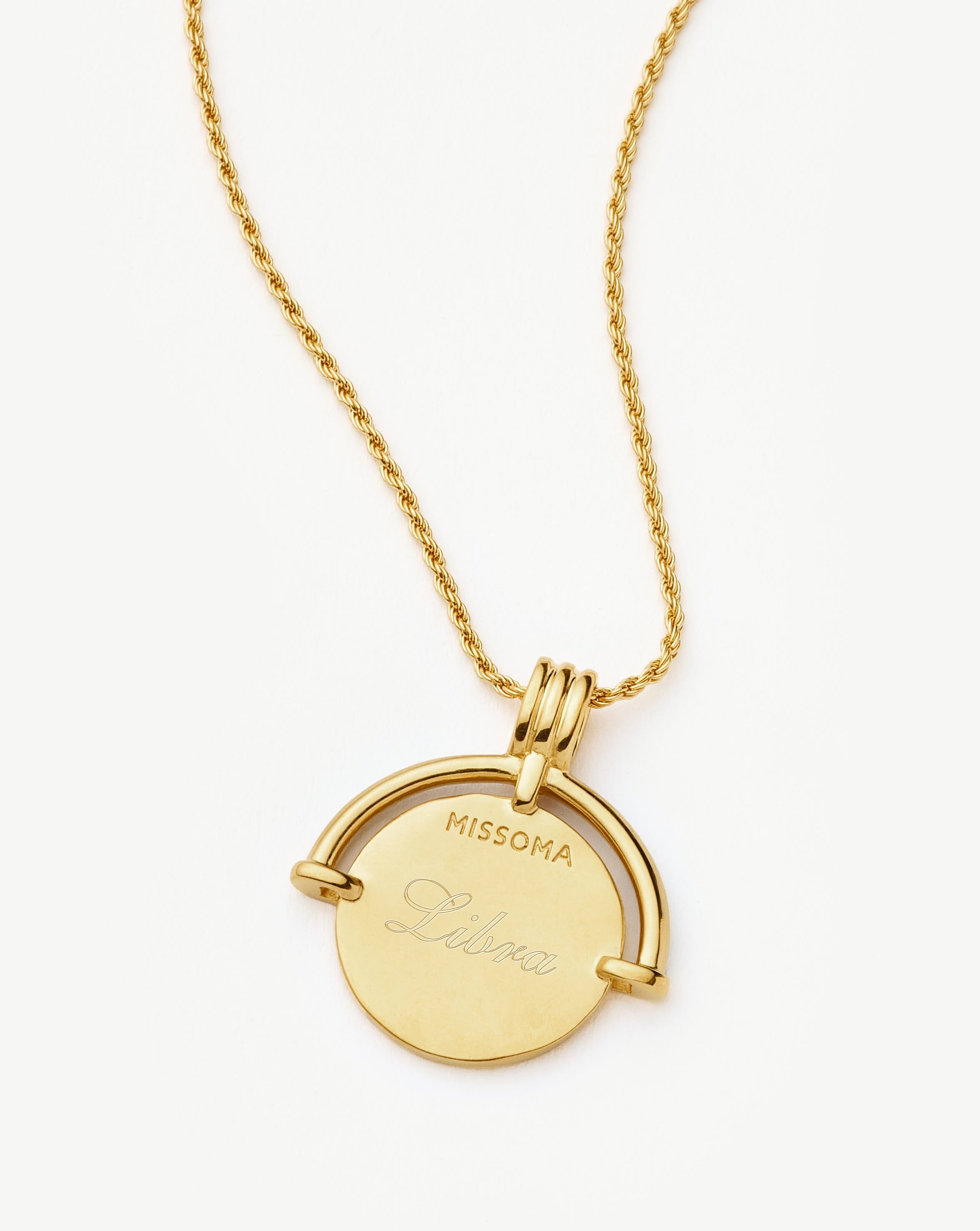 Lucy Williams Fortuna Arc Coin Necklace Necklaces Missoma 