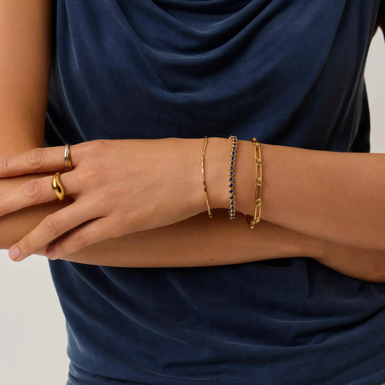 Lucy Williams Horizon Link Chain Bracelet | 18k Gold Vermeil Bracelets Missoma 