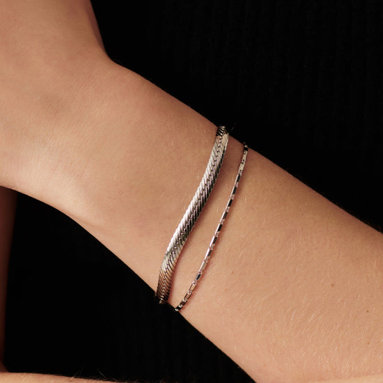 Lucy Williams Horizon Link Chain Bracelet | Sterling Silver Bracelets Missoma 