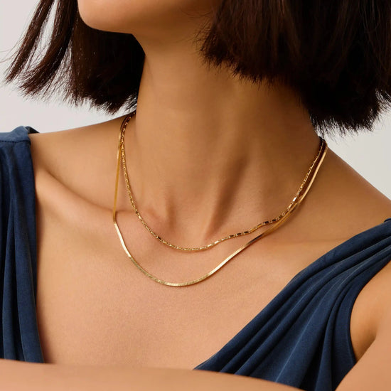 Lucy Williams Horizon Link Chain Necklace | 18k Gold Vermeil Necklaces Missoma 