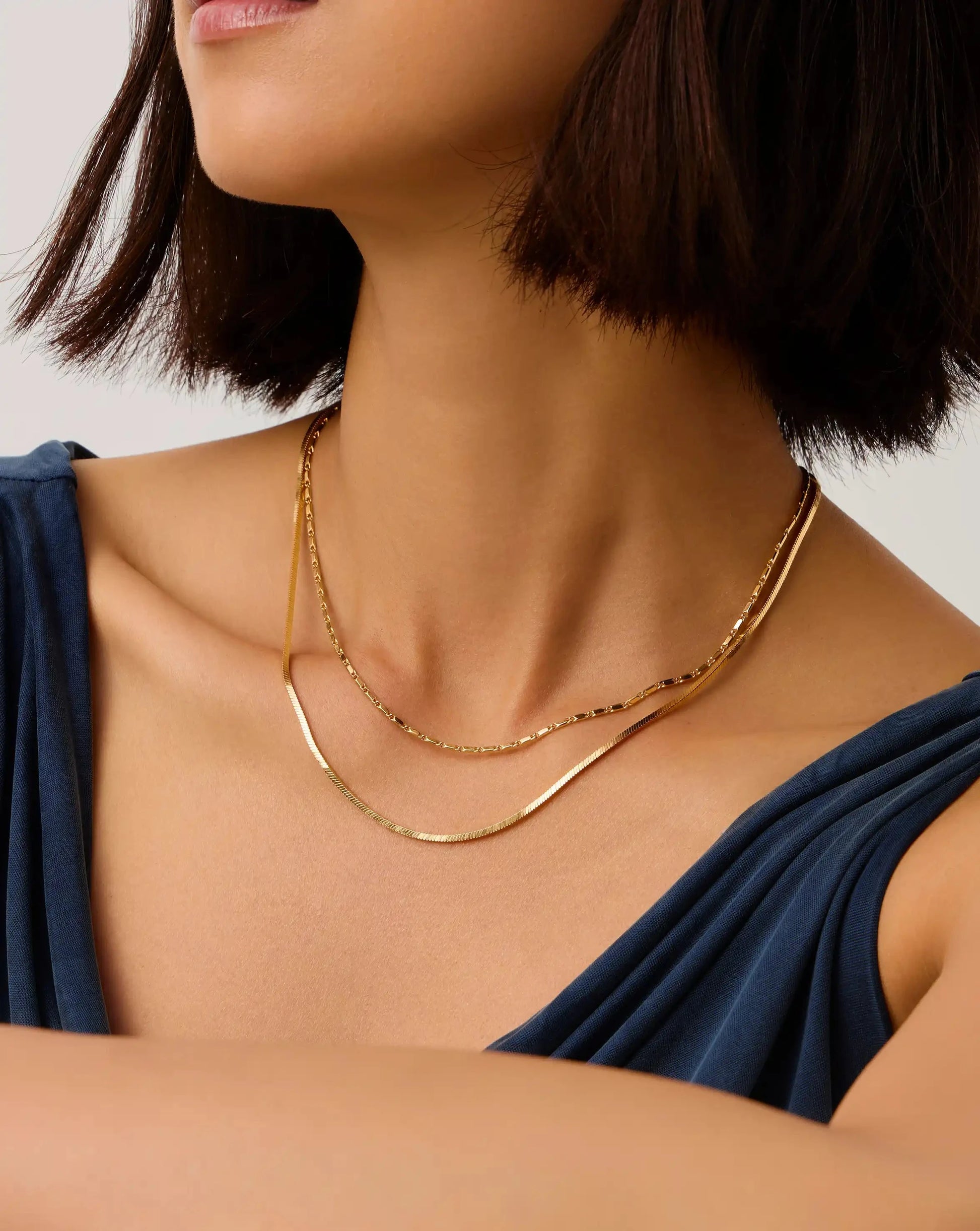 Lucy Williams Horizon Link Chain Necklace | 18k Gold Vermeil Necklaces Missoma 
