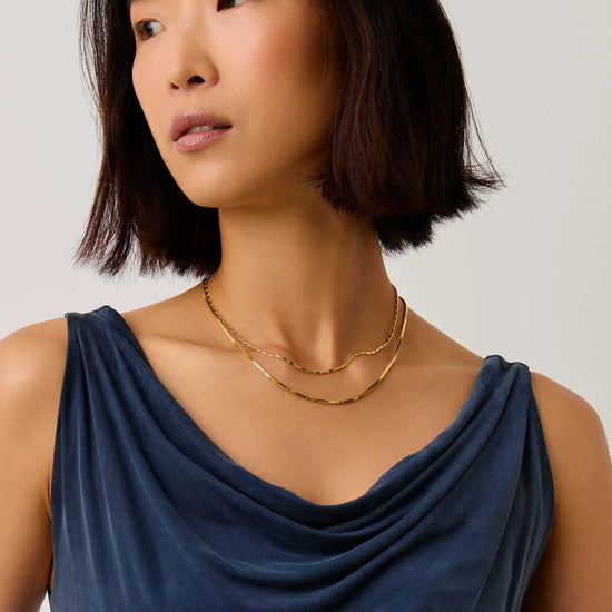 Lucy Williams Horizon Link Chain Necklace | 18k Gold Vermeil Necklaces Missoma 