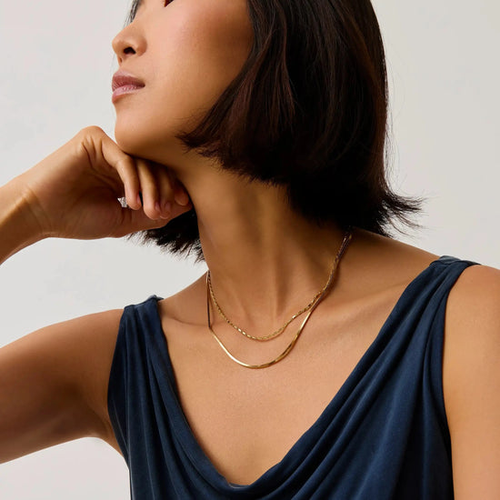 Lucy Williams Horizon Link Chain Necklace | 18k Gold Vermeil Necklaces Missoma 