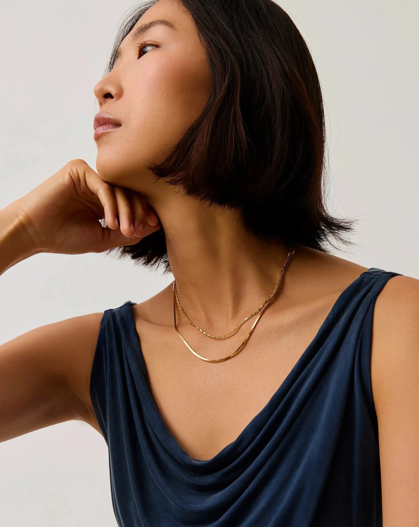 Lucy Williams Horizon Link Chain Necklace | 18k Gold Vermeil Necklaces Missoma 