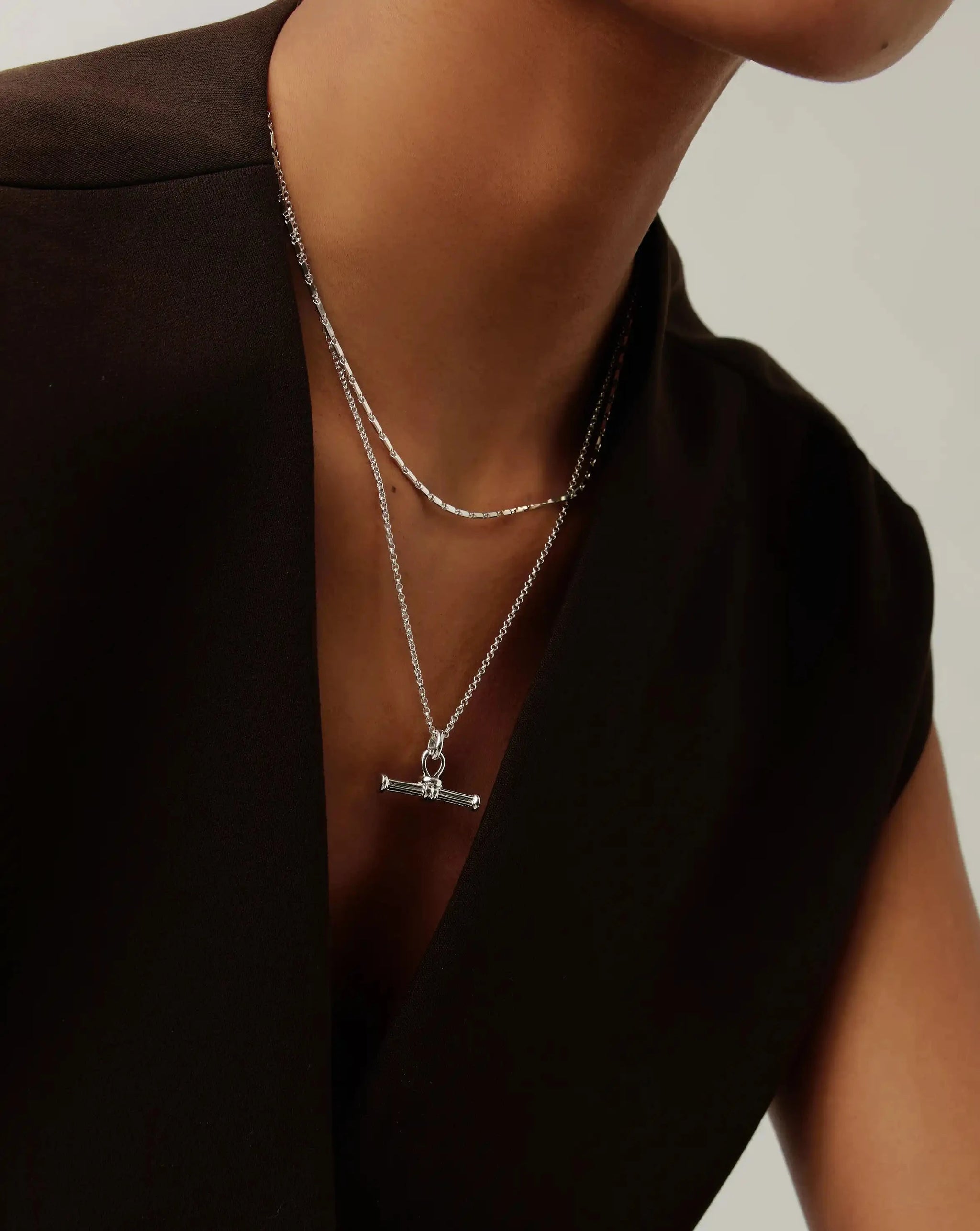Lucy Williams Horizon Link Chain Necklace | Sterling Silver Necklaces Missoma 