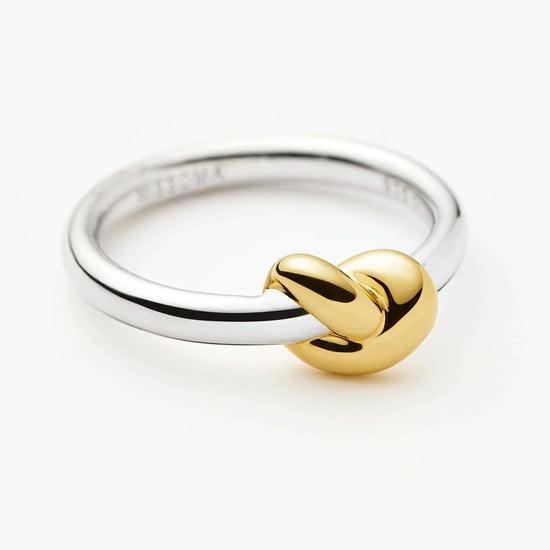 Lucy Williams Knot Stacking Ring | Mixed Metal Rings Missoma 
