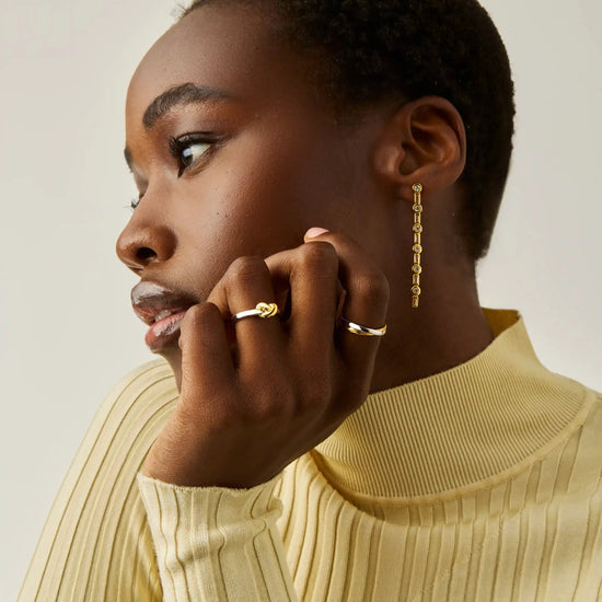 Lucy Williams Knot Stacking Ring | Mixed Metal Rings Missoma 