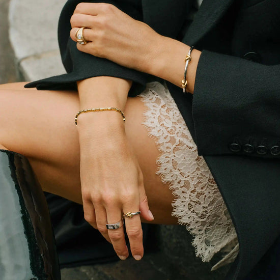 Lucy Williams Knot Stacking Ring | Mixed Metal Rings Missoma 