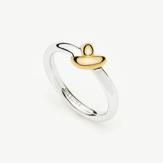 Lucy Williams Knot Stacking Ring | Mixed Metal Rings Missoma 
