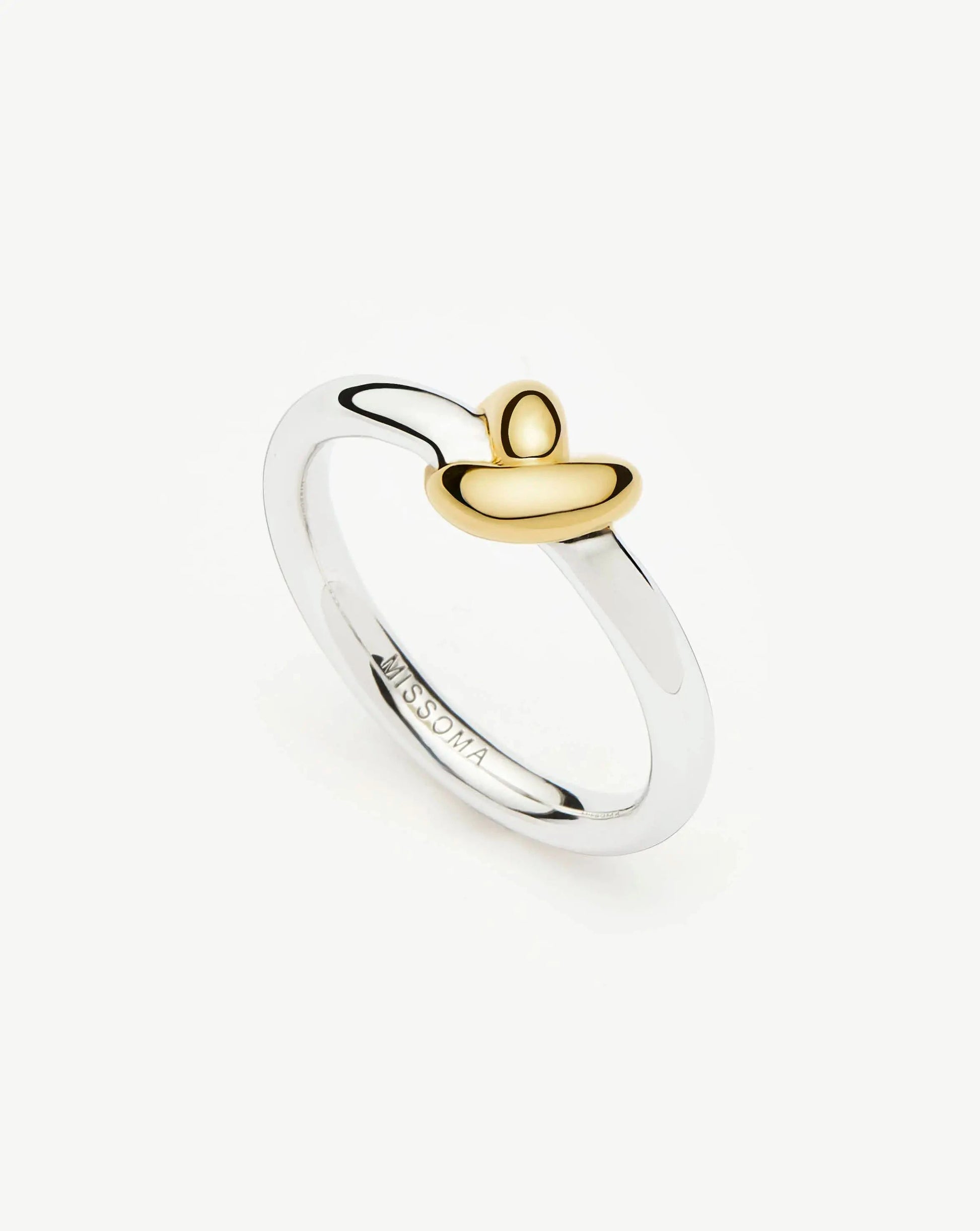 Lucy Williams Knot Stacking Ring | Mixed Metal Rings Missoma 