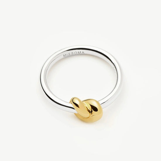 Lucy Williams Knot Stacking Ring | Mixed Metal Rings Missoma 