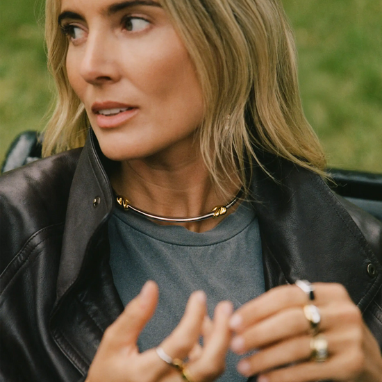 Lucy Williams Knot Torque Necklace | Mixed Metal Necklaces Missoma 