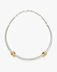Lucy Williams Knot Torque Necklace | Mixed Metal Necklaces Missoma 