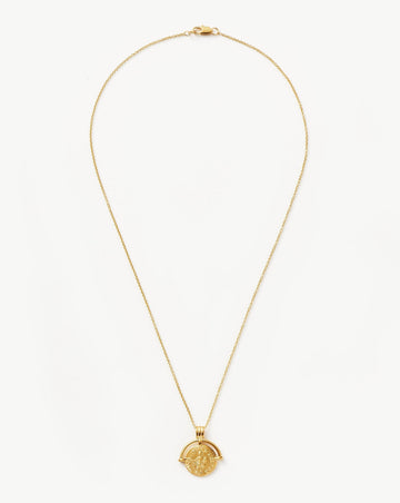 Lucy Williams Long Engravable Roman Arc Coin Necklace Necklaces Missoma 