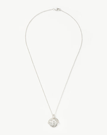 Lucy Williams Long Engravable Roman Arc Coin Necklace Necklaces Missoma 