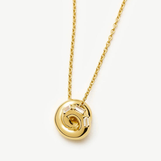 Lucy Williams Pavé Knot Pendant Necklace | 18k Gold Plated Necklaces Missoma 