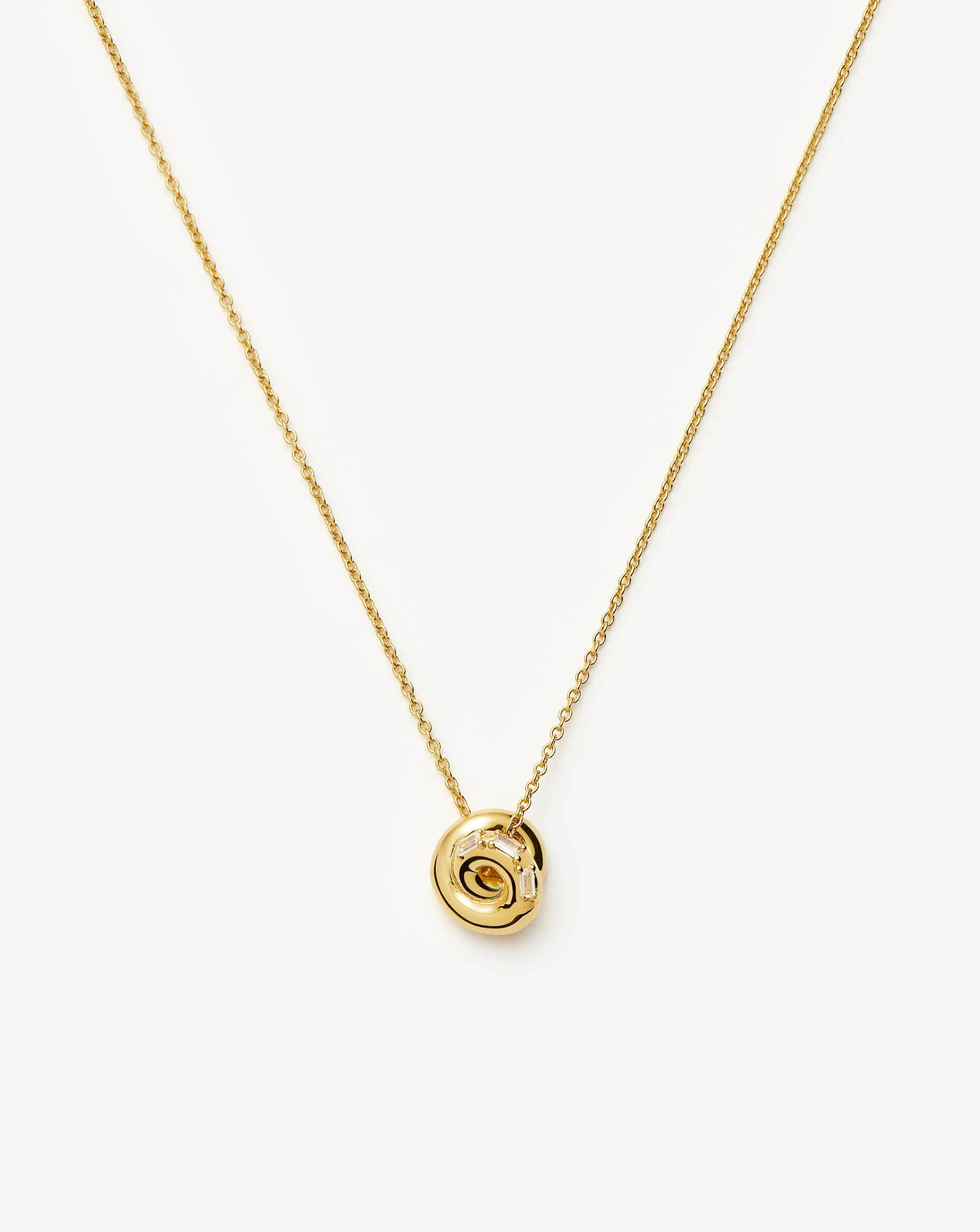 Lucy Williams Pavé Knot Pendant Necklace | 18k Gold Plated Necklaces Missoma 