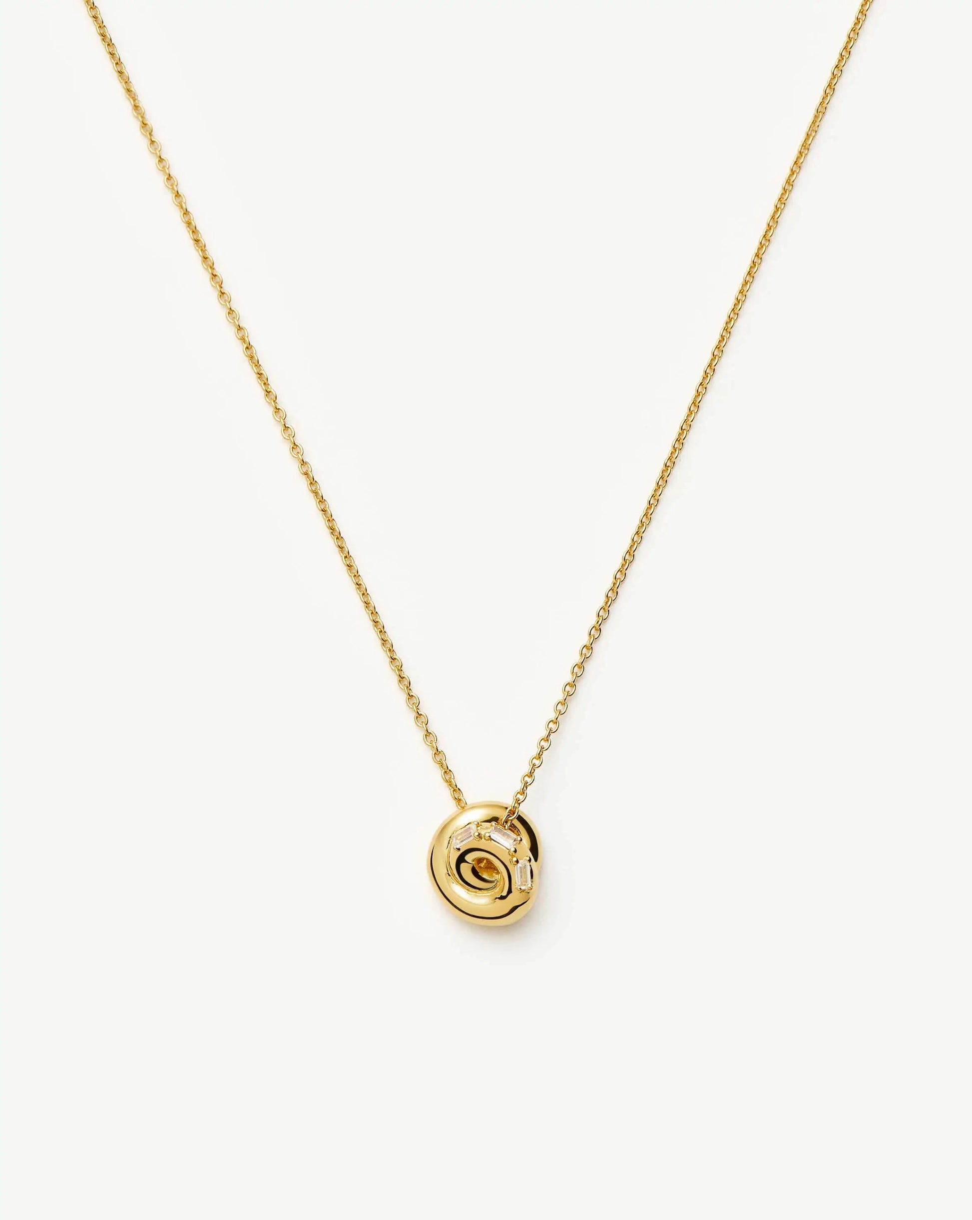 Lucy Williams Pavé Knot Pendant Necklace | 18k Gold Plated Necklaces Missoma 