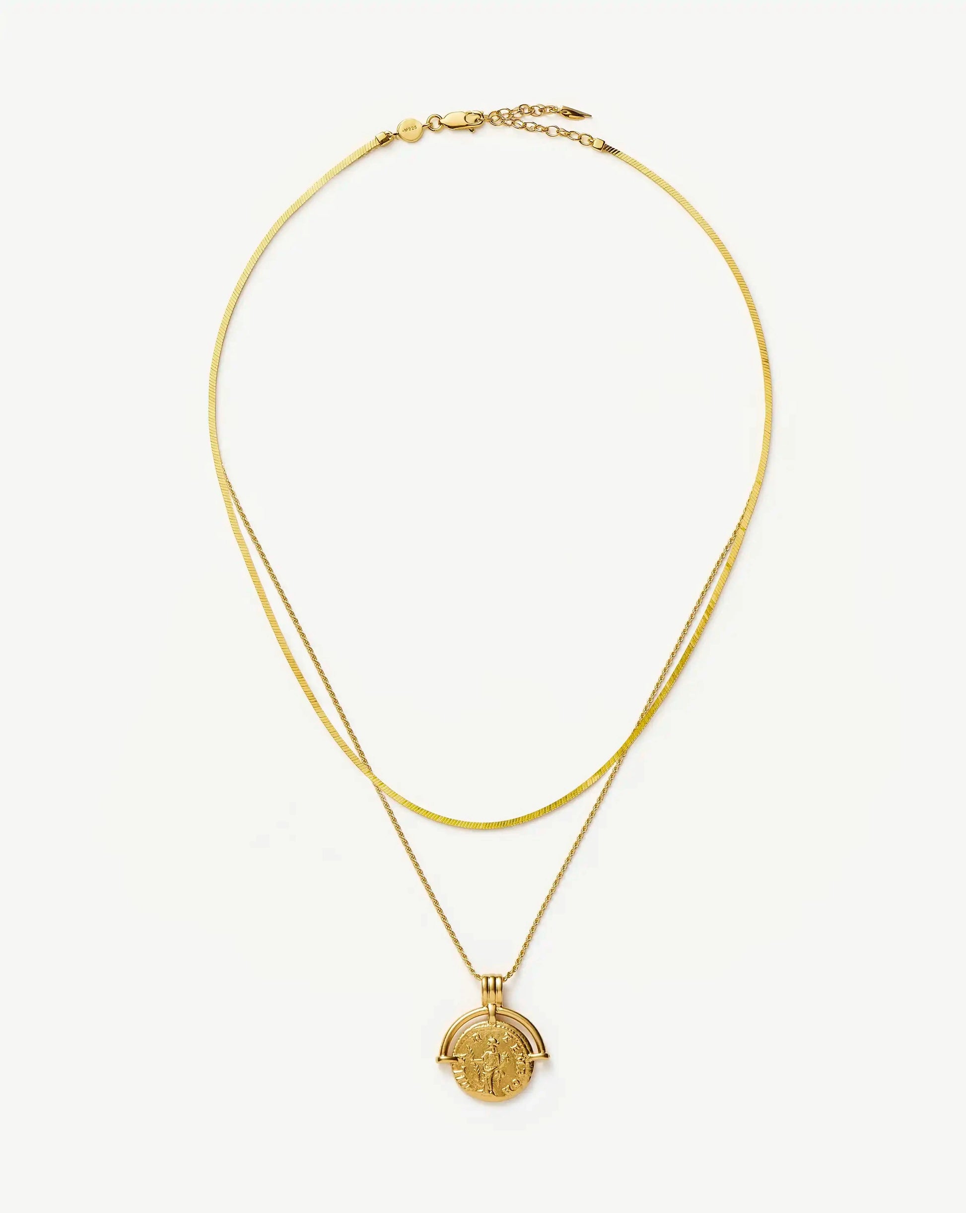 Lucy Williams Roman Arc & Snake Necklace Set | 18k Gold Plated / 18k Gold Plated Vermeil Necklaces Missoma 