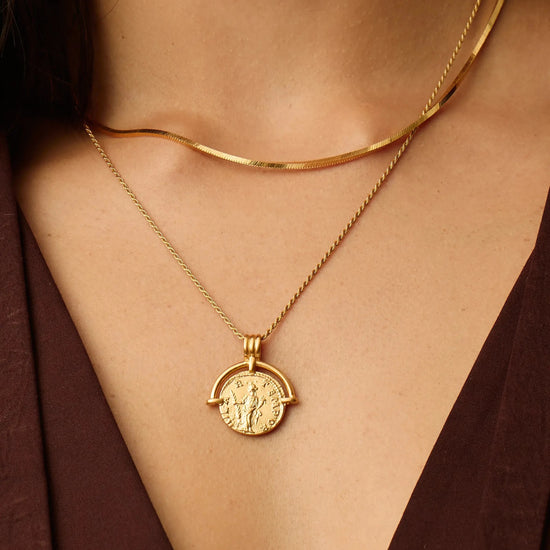 Lucy Williams Roman Arc & Snake Necklace Set | 18k Gold Plated / 18k Gold Plated Vermeil Necklaces Missoma 